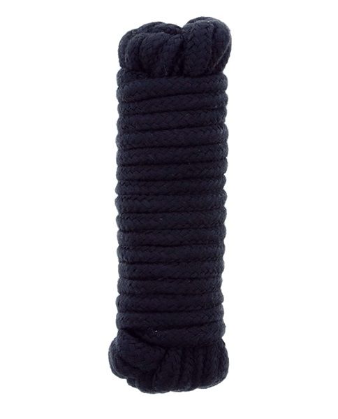 Чёрная веревка для связывания BONDX LOVE ROPE - 5 м. - Dream Toys - купить с доставкой в Сыктывкаре