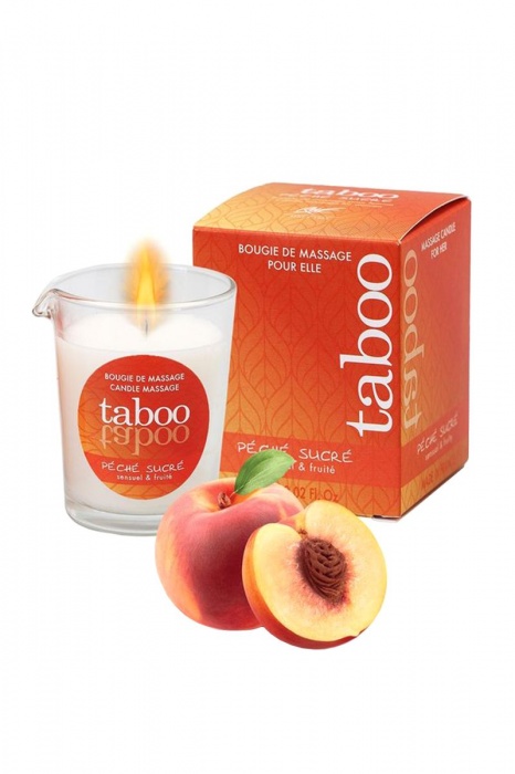 Массажное аромамасло с афродизиаками для женщин RUF Taboo Peche sucre - 60 гр. - RUF - купить с доставкой в Сыктывкаре