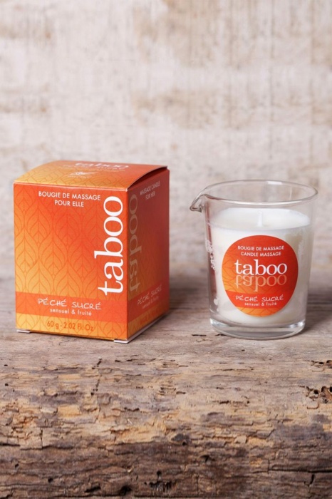 Массажное аромамасло с афродизиаками для женщин RUF Taboo Peche sucre - 60 гр. - RUF - купить с доставкой в Сыктывкаре