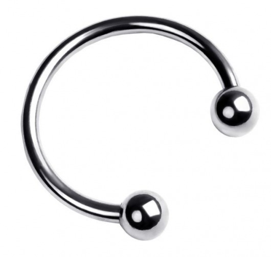 Серебристая подкова на головку пениса - ToyFa - купить с доставкой в Сыктывкаре