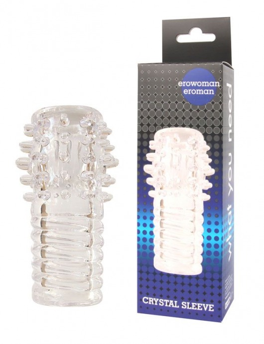 Прозрачная насадка на фаллос - 10 см. - Erowoman-Eroman - в Сыктывкаре купить с доставкой