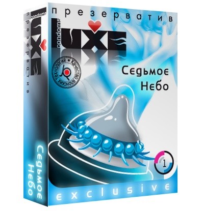 Презерватив LUXE  Exclusive  Седьмое небо  - 1 шт. - Luxe - купить с доставкой в Сыктывкаре