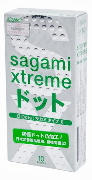 Презервативы Sagami Xtreme Type-E с точками - 10 шт. - Sagami - купить с доставкой в Сыктывкаре