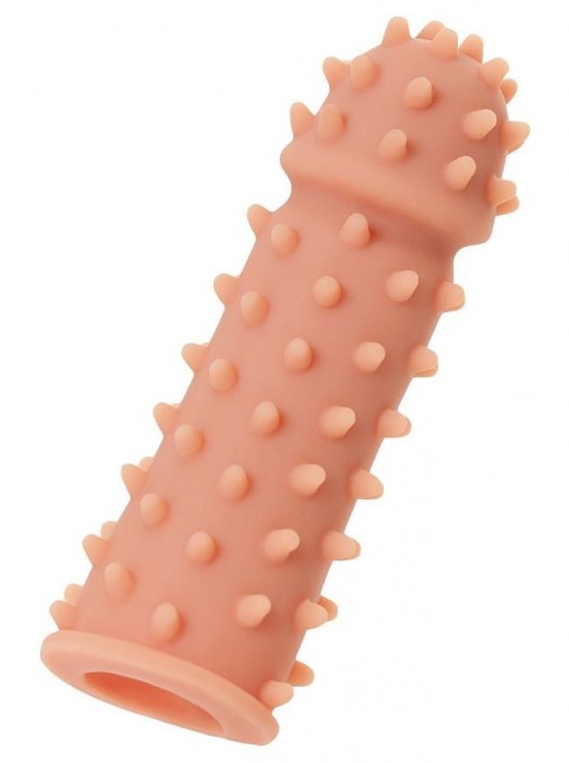 Телесная реалистичная насадка KOKOS Extreme Sleeve 03 с дополнительной стимуляцией - 12,7 см. - KOKOS - в Сыктывкаре купить с доставкой
