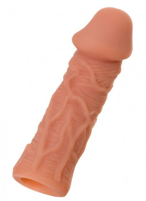 Телесная реалистичная насадка KOKOS Extreme Sleeve 05 с дополнительной стимуляцией - 12,7 см. - KOKOS - в Сыктывкаре купить с доставкой