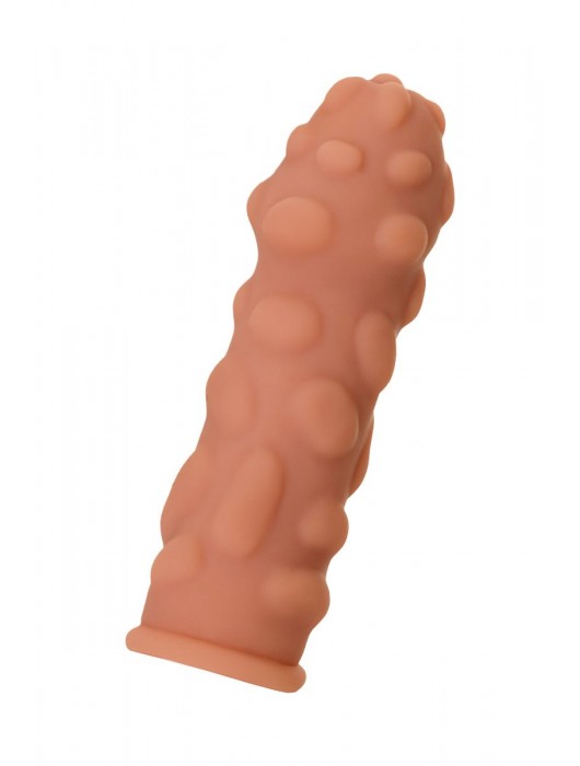 Телесная реалистичная насадка KOKOS Extreme Sleeve 11 с дополнительной стимуляцией - 12,7 см. - KOKOS - в Сыктывкаре купить с доставкой