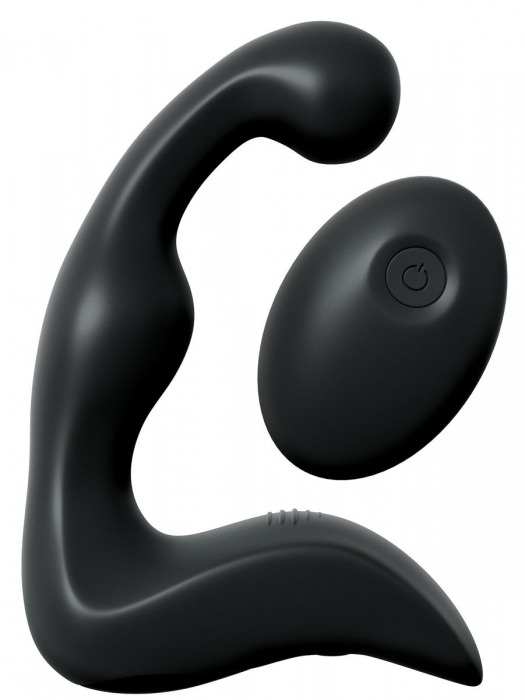 Черный вибромассажер простаты с пультом ДУ Control P-Spot Pro - Pipedream - в Сыктывкаре купить с доставкой