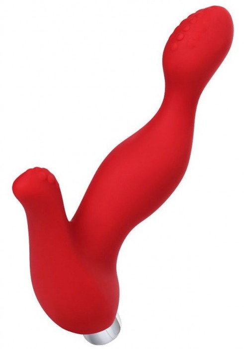 Красный силиконовый вибростимулятор простаты Proman - 12,5 см. - ToyFa - в Сыктывкаре купить с доставкой