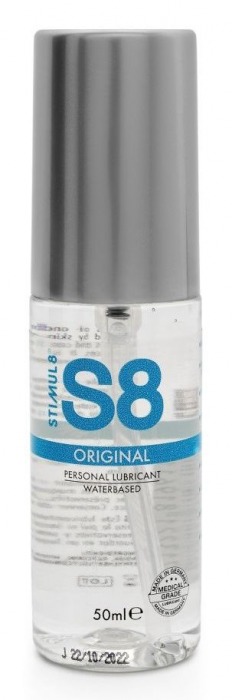 Универсальный лубрикант на водной осноdе S8 Original Lube - 50 мл. - Stimul8 - купить с доставкой в Сыктывкаре