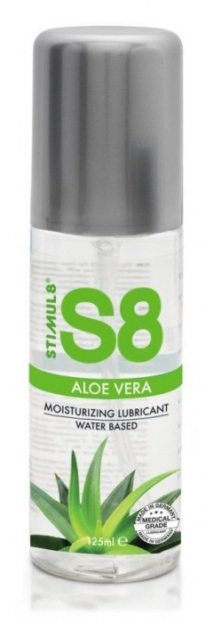 Лубрикант на водной основе S8 Aloe Vera Lube - 125 мл. - Stimul8 - купить с доставкой в Сыктывкаре