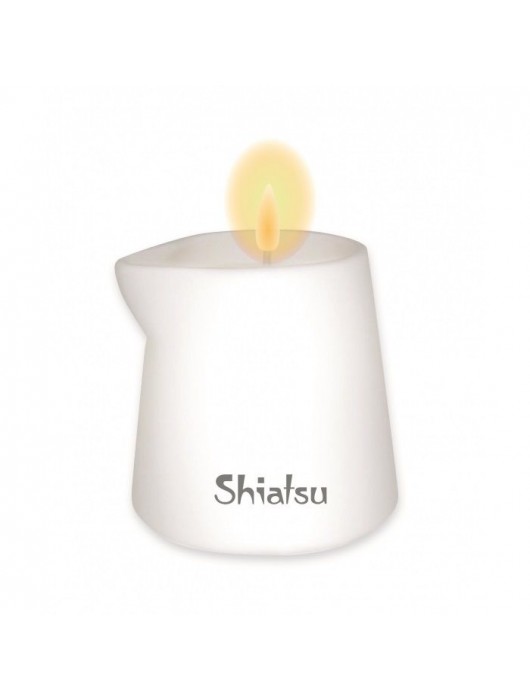Массажная свеча с ароматом амбры - 130 гр. - Shiatsu - купить с доставкой в Сыктывкаре