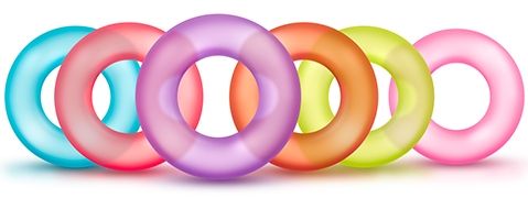 Набор из 6 эрекционных колец King of the Ring - Blush Novelties - в Сыктывкаре купить с доставкой