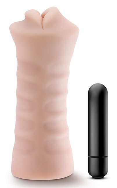 Телесный мастурбатор-ротик Angie - Blush Novelties - в Сыктывкаре купить с доставкой