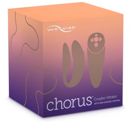 Фиолетовый вибратор для пар We-Vibe Chorus - We-vibe