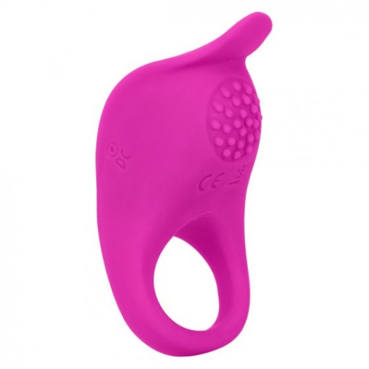 Ярко-розовое эрекционное виброкольцо Silicone Rechargeable Teasing Enhancer - California Exotic Novelties - в Сыктывкаре купить с доставкой