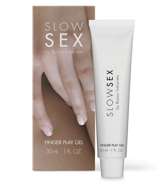 Гель для мастурбации с ароматом кокоса Slow Sex Finger Play Gel - 30 мл. - Bijoux Indiscrets - купить с доставкой в Сыктывкаре