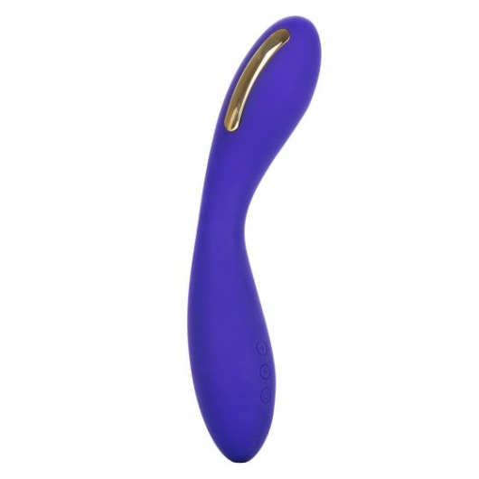 Фиолетовый вибратор с электростимуляцией Intimate E-Stimulator Wand - 21,5 см. - California Exotic Novelties - купить с доставкой в Сыктывкаре