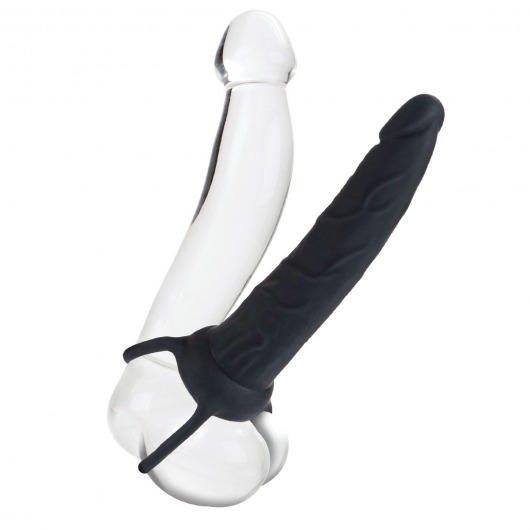 Насадка на пенис Silicone Love Rider Dual Penetrator для двойного проникновения - 14 см. - California Exotic Novelties - в Сыктывкаре купить с доставкой