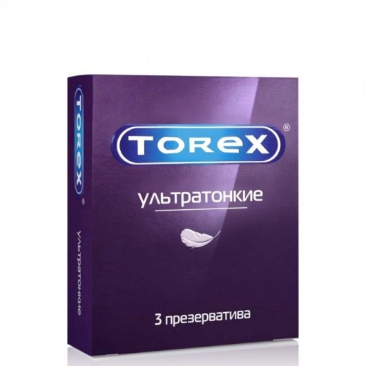 Презервативы Torex  Ультратонкие  - 3 шт. - Torex - купить с доставкой в Сыктывкаре