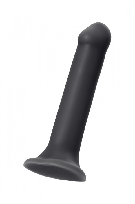 Черный фаллос на присоске Silicone Bendable Dildo XL - 20 см. - Strap-on-me - купить с доставкой в Сыктывкаре