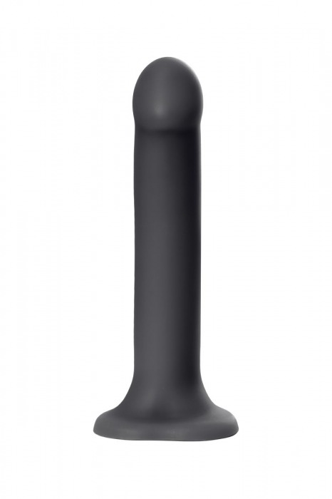 Черный фаллос на присоске Silicone Bendable Dildo XL - 20 см. - Strap-on-me - купить с доставкой в Сыктывкаре