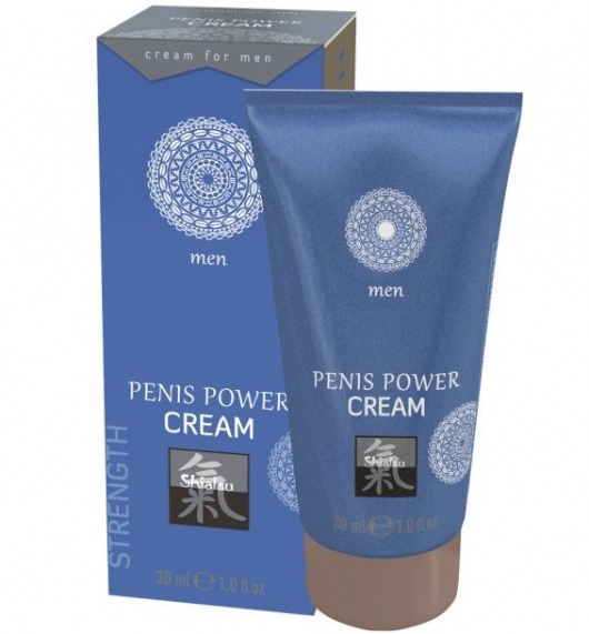 Возбуждающий крем для мужчин Penis Power Cream - 30 мл. - Shiatsu - купить с доставкой в Сыктывкаре