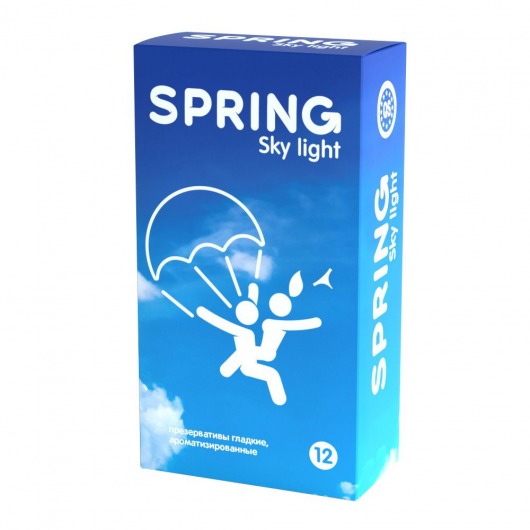 Ультратонкие презервативы SPRING SKY LIGHT - 12 шт. - SPRING - купить с доставкой в Сыктывкаре