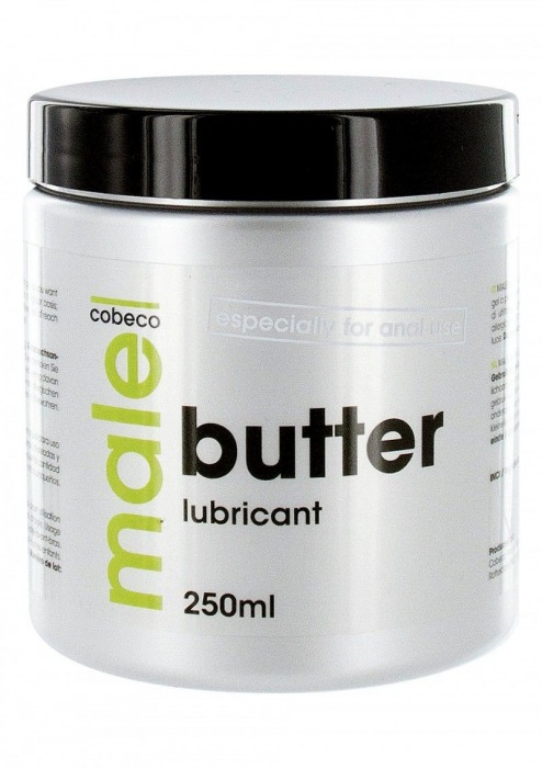 Анальный лубрикант MALE Cobeco Butter Lubricant - 250 мл. - Cobeco - купить с доставкой в Сыктывкаре