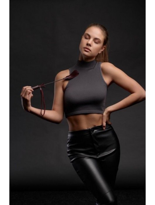 Бордовый стек Ladys Arsenal - 24 см. - БДСМ Арсенал - купить с доставкой в Сыктывкаре