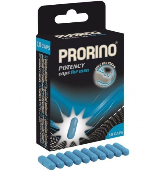 БАД для мужчин ero black line PRORINO Potency Caps for men - 10 капсул - Ero - купить с доставкой в Сыктывкаре