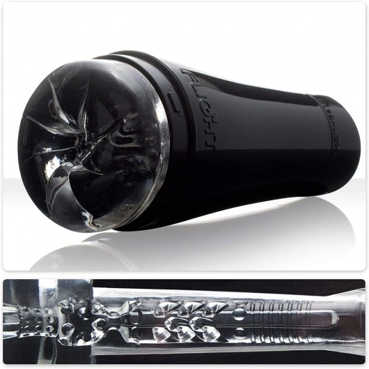 Черный мастурбатор-анус Fleshlight - Flight Pilot - Fleshlight - в Сыктывкаре купить с доставкой