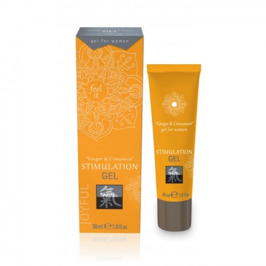 Возбуждающий интимный гель STIMULATION GEL Ginger   Cinnamon - 30 мл. - Shiatsu - купить с доставкой в Сыктывкаре