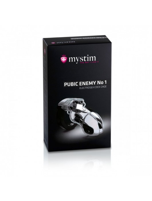 Пояс верности с электростимуляцией Pubic Enemy №1 - MyStim - купить с доставкой в Сыктывкаре