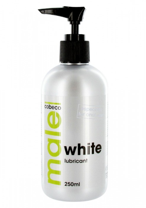 Анальная смазка на водной основе MALE Cobeco White Lubricant - 250 мл. - Cobeco - купить с доставкой в Сыктывкаре