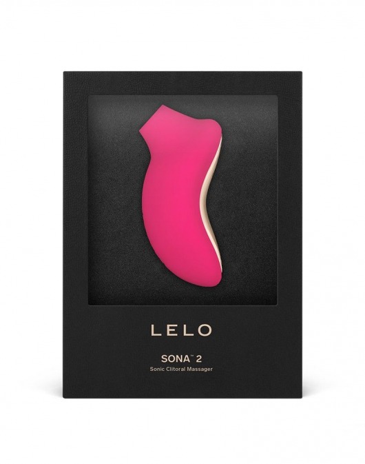 Розовый звуковой массажер клитора Lelo Sona 2 - Lelo