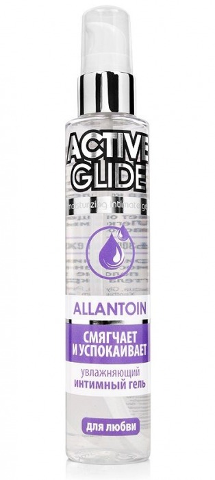 Увлажняющий интимный гель Active Glide Allantoin - 100 гр. - Биоритм - купить с доставкой в Сыктывкаре