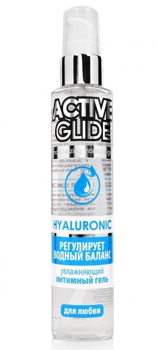 Увлажняющий интимный гель Active Glide Hyaluronic - 100 гр. - Биоритм - купить с доставкой в Сыктывкаре