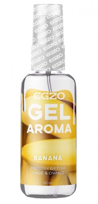 Интимный лубрикант EGZO AROMA с ароматом банана - 50 мл. - EGZO - купить с доставкой в Сыктывкаре