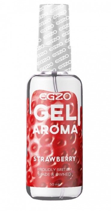 Интимный лубрикант EGZO AROMA с ароматом клубники - 50 мл. - EGZO - купить с доставкой в Сыктывкаре