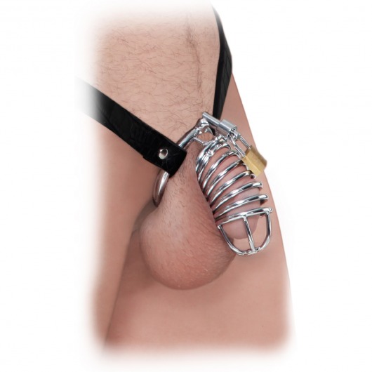 Кольцо верности Extreme Chastity Belt с фиксацией головки - Pipedream - купить с доставкой в Сыктывкаре