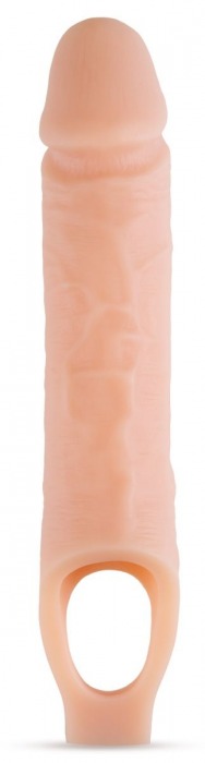 Телесный реалистичный фаллоудлинитель 10 Inch Silicone Cock Sheath Penis Extender - 25,4 см. - Blush Novelties - в Сыктывкаре купить с доставкой