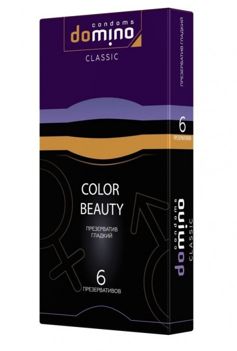 Разноцветные презервативы DOMINO Colour Beauty - 6 шт. - Domino - купить с доставкой в Сыктывкаре