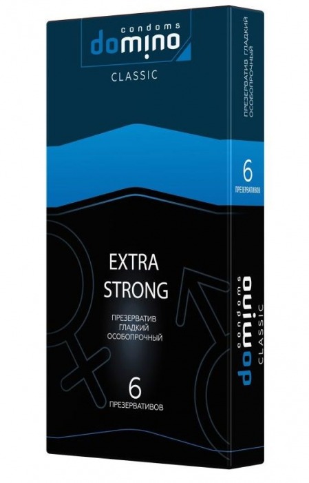 Суперпрочные презервативы DOMINO Extra Strong - 6 шт. - Domino - купить с доставкой в Сыктывкаре