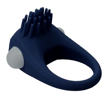 Синее эрекционное виброкольцо STIMU RING - Dream Toys - в Сыктывкаре купить с доставкой