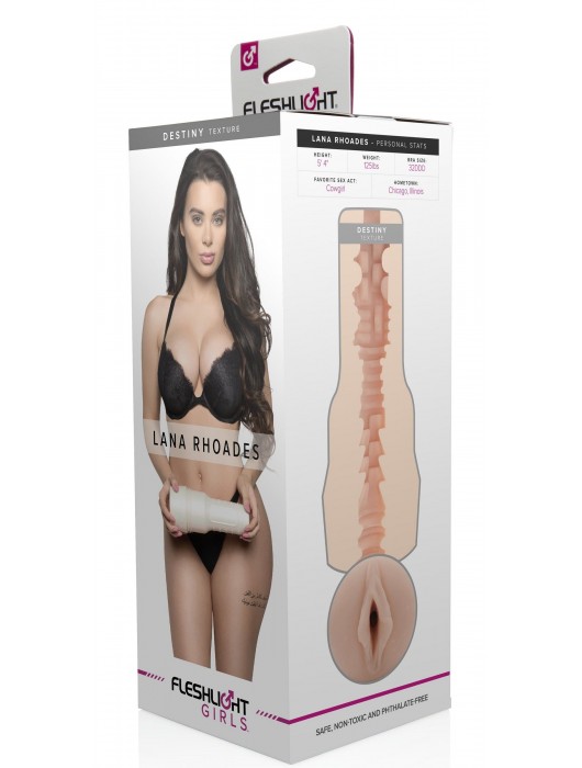 Мастурбатор-вагина Fleshlight Girls - Lana Rhoades Destiny - Fleshlight - в Сыктывкаре купить с доставкой