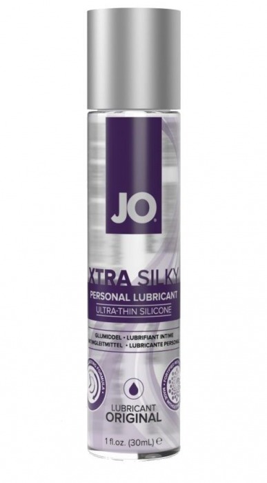 Лубрикант на силиконовой основе JO Xtra Silky - 30 мл. - System JO - купить с доставкой в Сыктывкаре