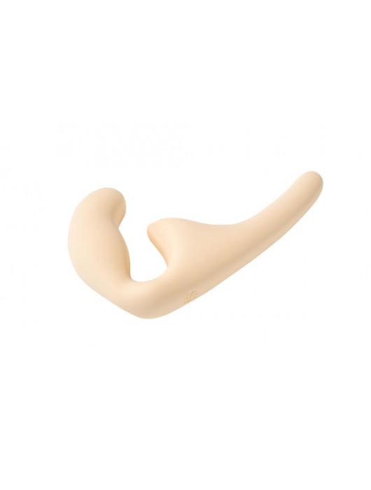 Бежевый безремневой страпон Seduction - 20,5 см. - Lola Games - купить с доставкой в Сыктывкаре