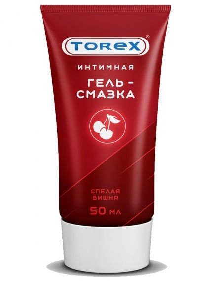 Смазка на водной основе TOREX  Спелая вишня  - 50 мл. - Torex - купить с доставкой в Сыктывкаре