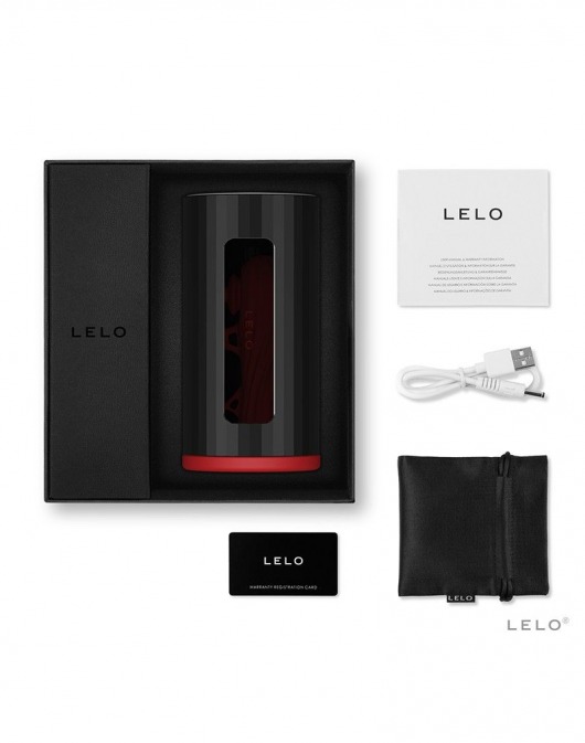 Черно-красный мастурбатор Lelo F1S V2 - Lelo - в Сыктывкаре купить с доставкой