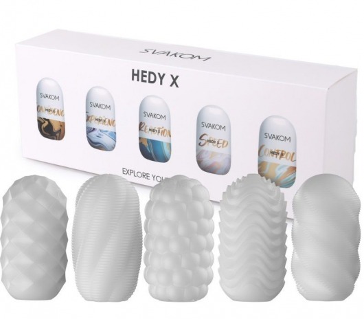 Набор из 5 мастурбаторов Hedy X5 Mixed - Svakom - в Сыктывкаре купить с доставкой